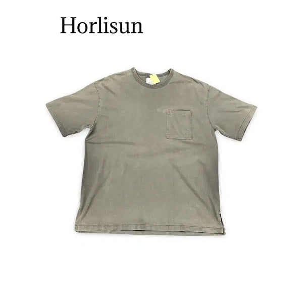 [BUNJANG] Horlisun Pocket Short Sleeve T-Shirt / (100)Horlisun 포켓 반팔