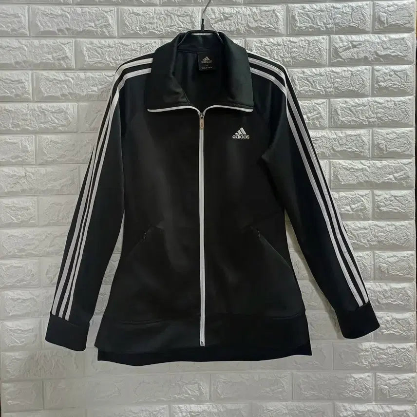 [BUNJANG] Adidas Three-Stripes Track Top Asymmetrical Hem / 95. 아디다스 삼선트랙탑(라인핏 언발기장)