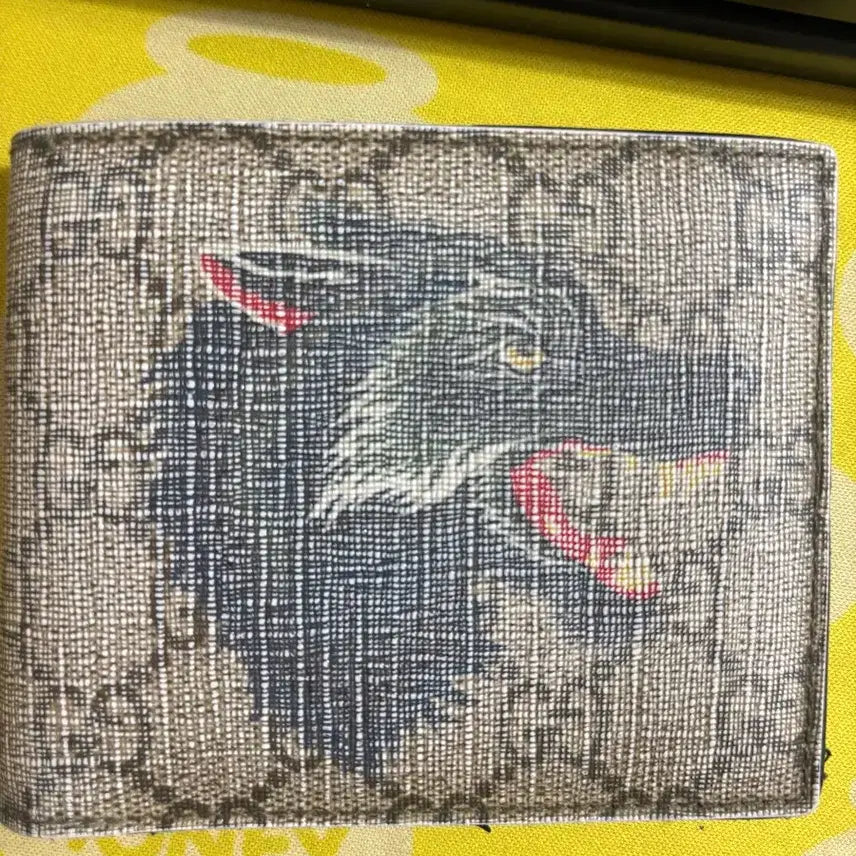 [BUNJANG] Gucci GG Supreme Wolf Bifold Wallet / 구찌 GG 수프림 울프 반지갑