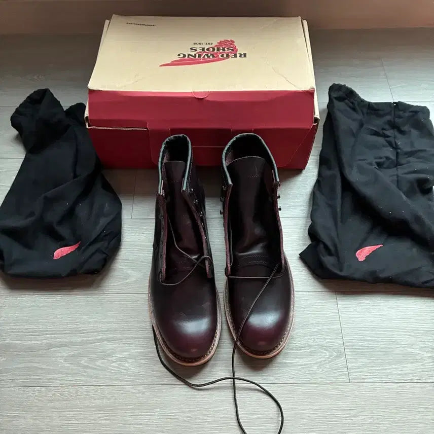[BUNJANG] Red Wing Beckman Black Cherry Leather Boots / (새상품) 레드윙 벡맨 블랙체리