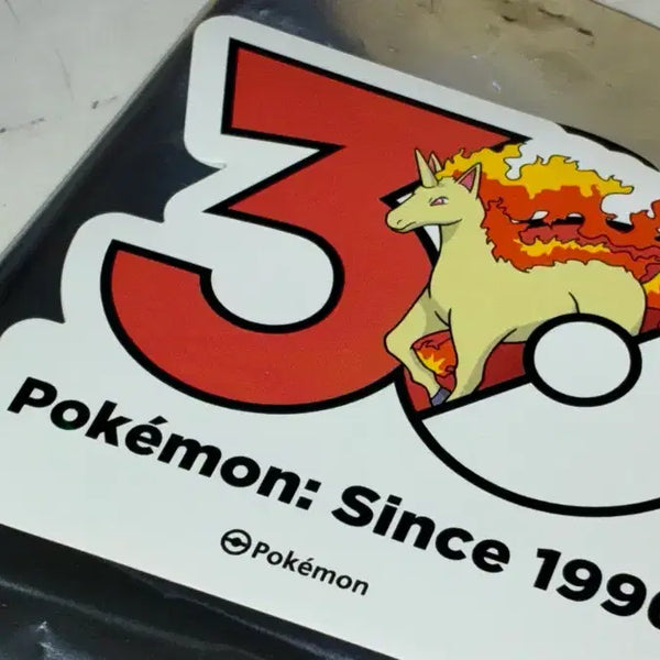 [BUNJANG] Pokemon 30th Anniversary Sticker - Galarian Rapidash / 포켓몬스터 30주년 스티커 날쌩마