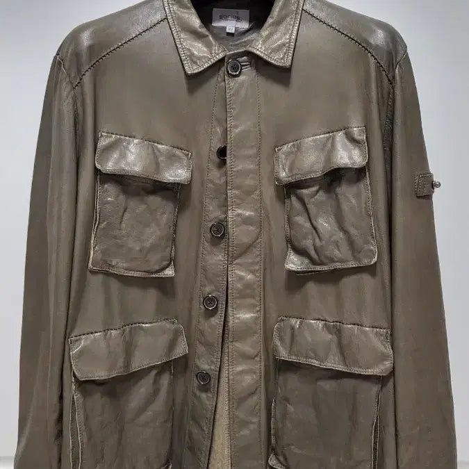 [BUNJANG] Serie Homme Leather Jacket / 시리즈 남성 가죽자켓
