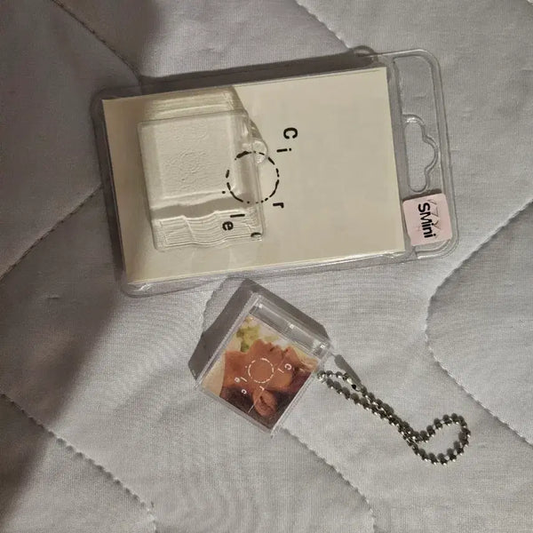 [BUNJANG] Circle Mini Transparent Keyring Goods / 써클 미니 투명 키링 굿즈