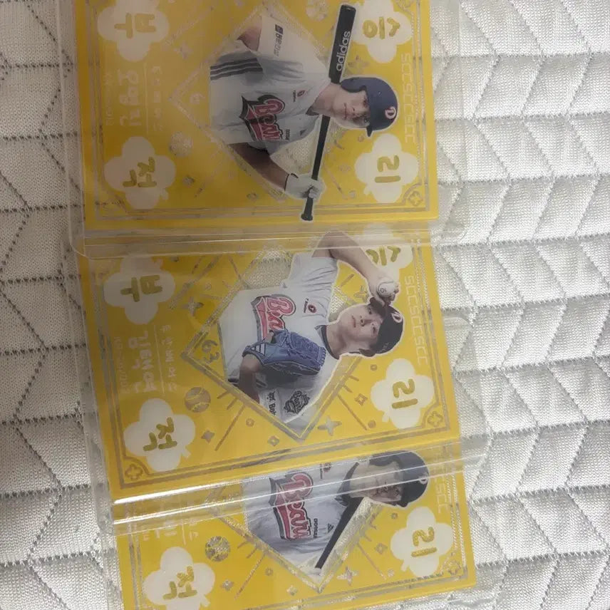 [BUNJANG] Doosan Bears KBO Player Cards (Oh Myung-jin, Jung Soo-bin, Kim Taek-yeon) Victory Charm Set / kbo카드 두산베어스 오명진 정수빈 김택연 승리부적