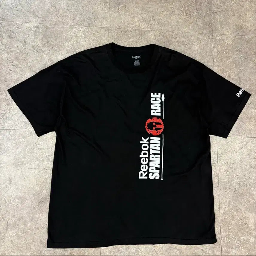 [BUNJANG] Reebok Black T-Shirt / 리복 블랙 반팔티 #csz806