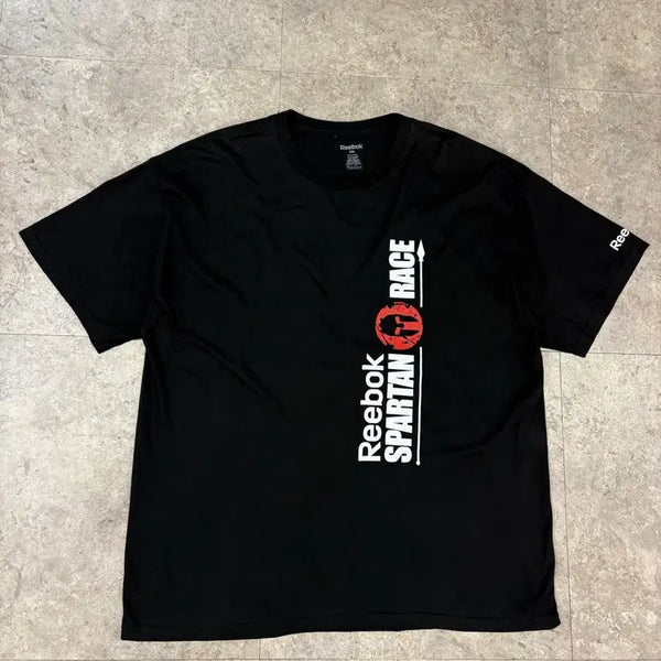 [BUNJANG] Reebok Black T-Shirt / 리복 블랙 반팔티 #csz806