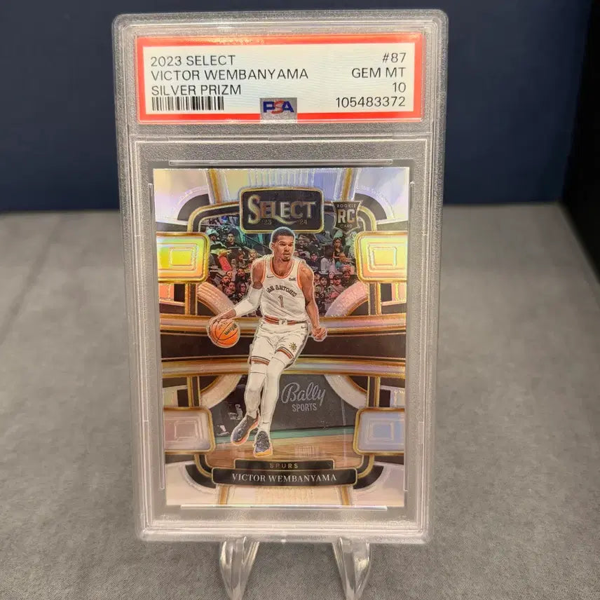 [BUNJANG] Victor Wembanyama Rookie Select Silver Prism PSA 10 Graded Card / 빅터 웸반야마 루키 셀렉트 실버 프리즘 PSA10 등급 카드
