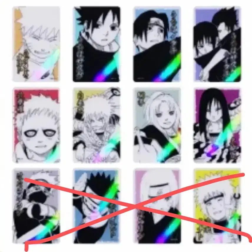 [BUNJANG] Naruto Jump Shop Hologram Card / 나루토 점프샵 홀로그램 카드