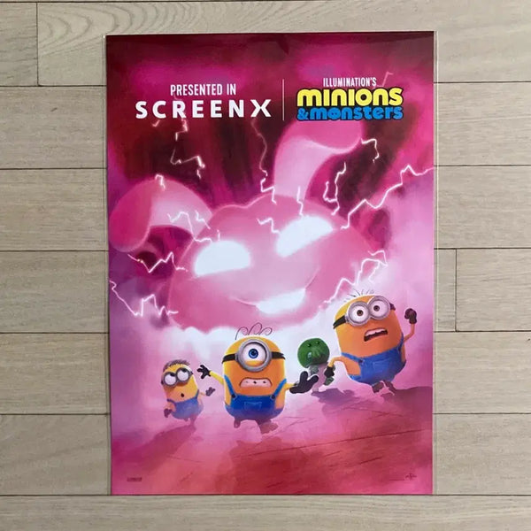[BUNJANG] Minions & Monsters ScreenX / 4DX Poster / TTT / Art Card / Original Slide / [미니언즈&몬스터즈] 스크린엑스/4DX포스터/TTT/아트카드/오리지널슬라이드