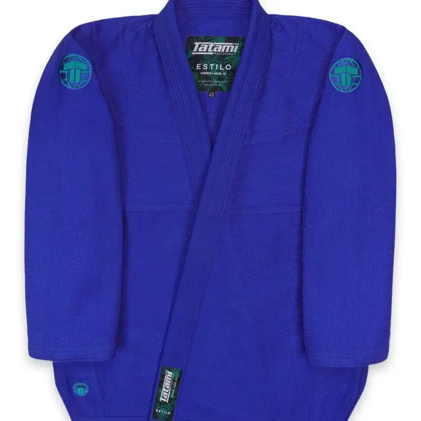 [BUNJANG] Tatami Estilo Green Label Blue Jiu-Jitsu Gi A2S / 새상품) 타타미 에스틸로 그린라벨 블루 주짓수 도복 A2S