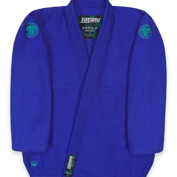 [BUNJANG] Tatami Estilo Green Label Blue Jiu-Jitsu Gi A2S / 새상품) 타타미 에스틸로 그린라벨 블루 주짓수 도복 A2S