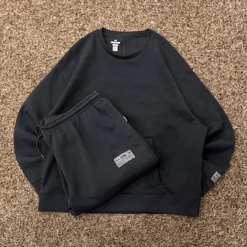 [BUNJANG] Under Armour 3XL Training Sweatshirt and Pants Set / 3XL 언더아머 맨투맨 트레이닝 팬츠 세트 셋업
