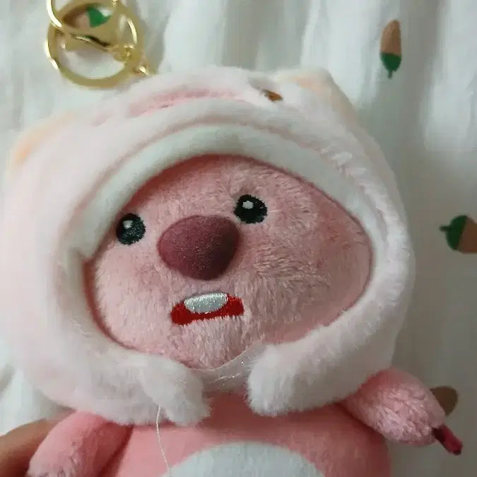 [BUNJANG] Luffy Pig Plush Keychain / 루피 돼지 인형 키링