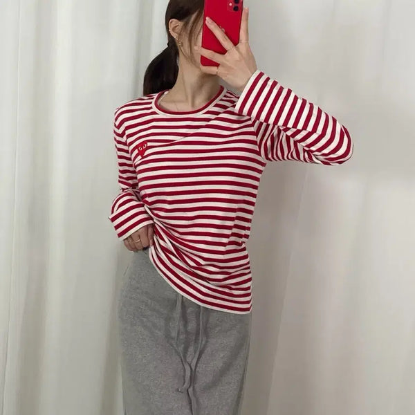 [BUNJANG] Comme des Garçons Stripe Long Sleeve Shirt / 꼼데가르송 스트라이프 롱슬리브