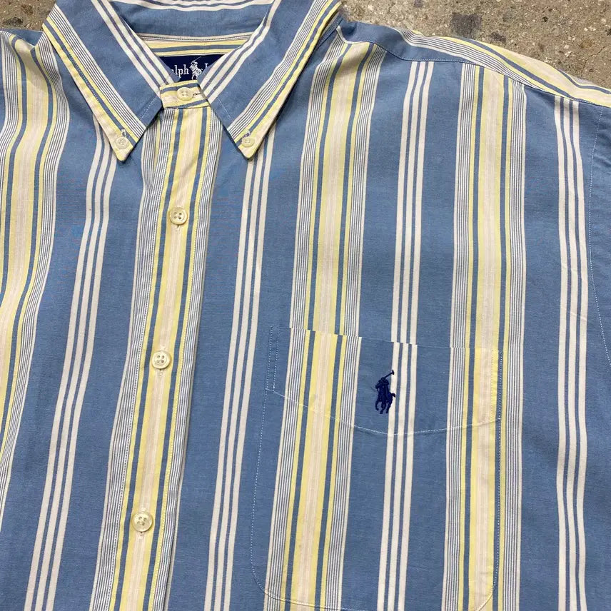 [BUNJANG] Polo Ralph Lauren Men's Half Sleeve Shirt XL / 폴로 1/2 셔츠 (Man XL)/[H1122]