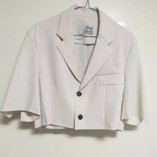 [BUNJANG] THEILMA Short-Sleeve Jacket / THEILMA 더일마 반팔자켓