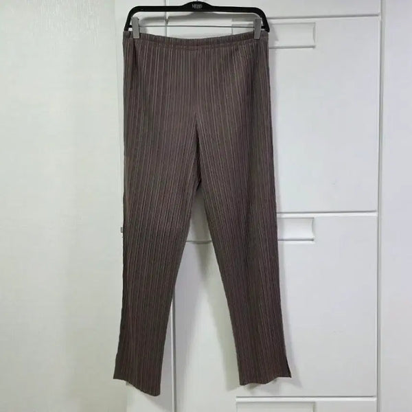 [BUNJANG] Pleatsme Comfortable Banding Pants F Brown / 플리츠미 편한 밴딩팬츠 F 브라운