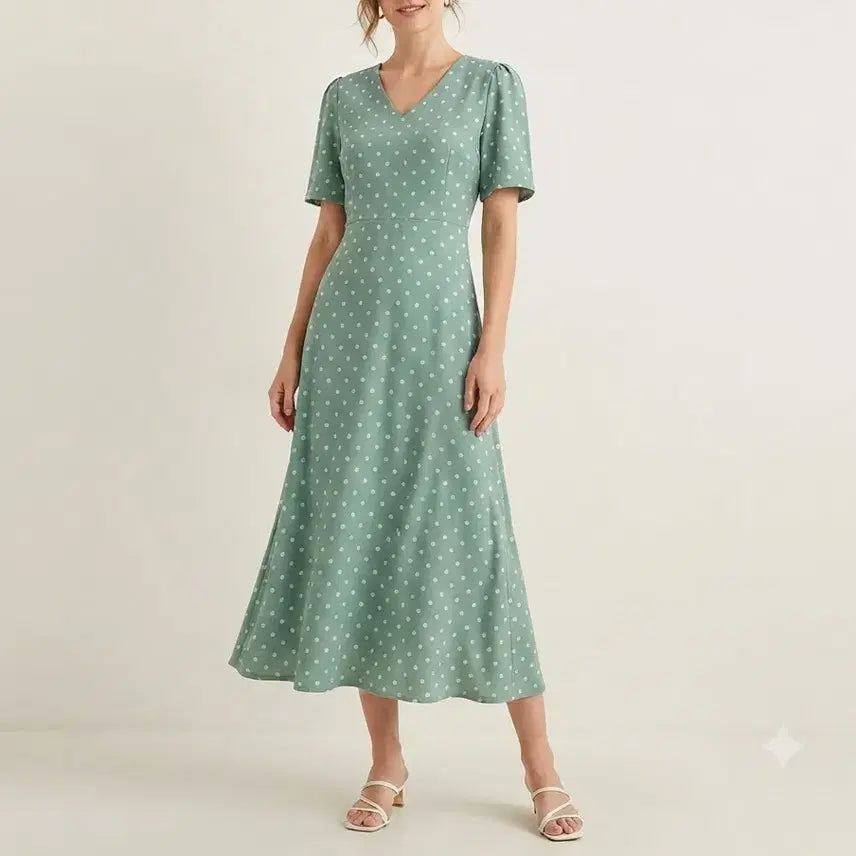 [BUNJANG] ISABEY Short Sleeve One-Piece Dress / [F]이사베이 반팔 원피스