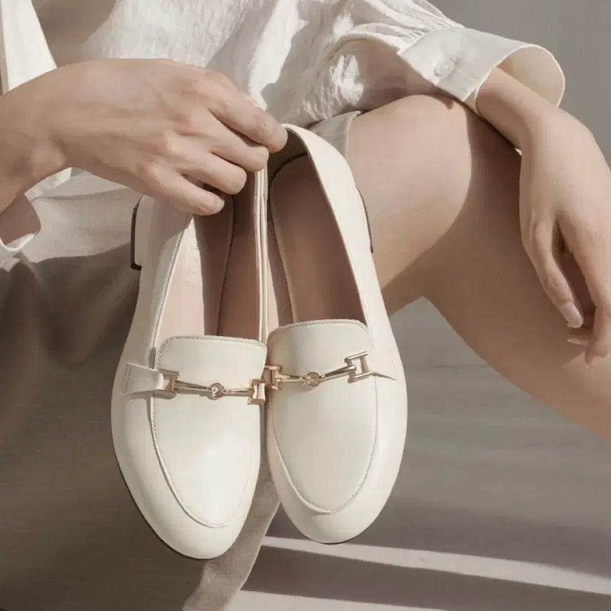 [BUNJANG] Women's Platform Loafers with Horsebit Accent / 여성 통굽 로퍼 홀스빗 하이틴 교복룩, 오피스룩 240