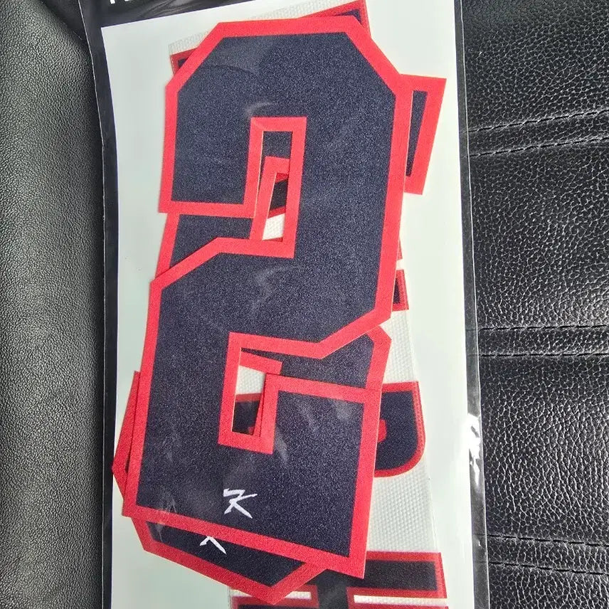 [BUNJANG] Korean National Baseball Team Han Dong-hee #25 Uniform Name & Number Set / 야구 국대 유니폼 마킹지 한동희(25번)