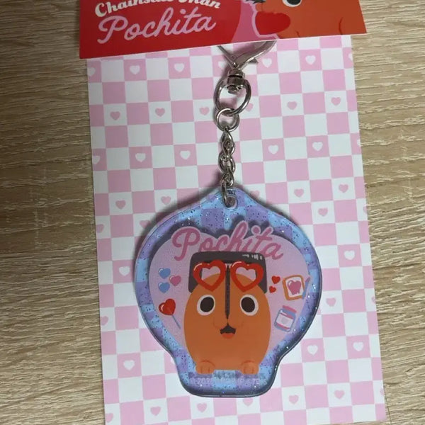 [BUNJANG] Chainsaw Man Pochita Keychain / 체인소 맨 포치타 키링