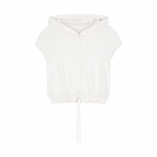 [BUNJANG] Lily Cotes Glory Hoodie Cardigan Ivory New / 릴리코츠 글로리 후디 가디건 아이보리 새상품