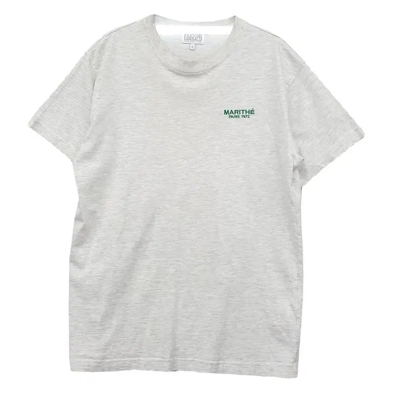[BUNJANG] Marithe Francois Girbaud Light Gray Short-Sleeve T-Shirt Size S / 마리떼 프랑소와 저버 라이트 그레이 반팔티 S