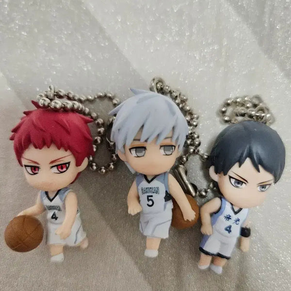 [BUNJANG] Kuroko's Basketball Character Keyring Set / 쿠로코의 농구 캐릭터 키링 3종 모음 일괄판매