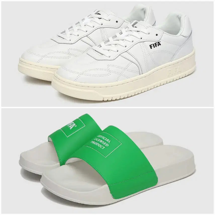 [BUNJANG] FIFA1904 Leather Shoes + Slippers (270mm) / (새상품)FIFA1904 가죽 신발 + 슬리퍼 270