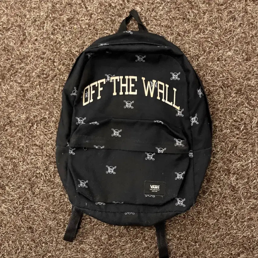 [BUNJANG] Vans Skull Pattern Backpack / 반스 스컬 해골 패턴 백팩