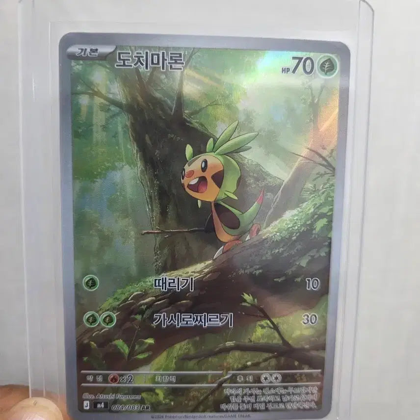 [BUNJANG] Pokemon Card Chiryu 084/083 AR / 포켓몬 카드 도치마론 084/083 AR