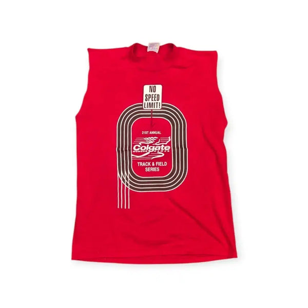 [BUNJANG] Vintage Colgate Ribbed Tank Top / 빈티지 콜게이트 나시 슬리브리스