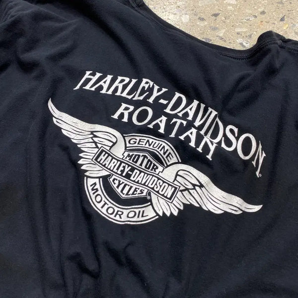 [BUNJANG] Harley-Davidson Men's 2XL T-Shirt / 할리 데이비슨 1/2 티셔츠 (Man 2XL)/[H1113]