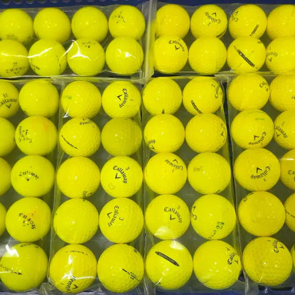 [BUNJANG] Callaway Glossy Colored Golf Balls (A-Grade) - 60 Count / 켈러웨이 유광컬러볼60개(A-급)로스트볼