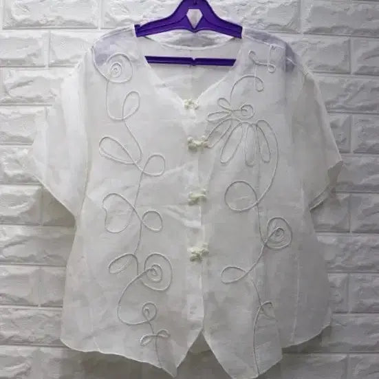 [BUNJANG] Linen Shirt Women's Size 88 / 129 모시셔츠 여성88 키165-168/창고갤러리