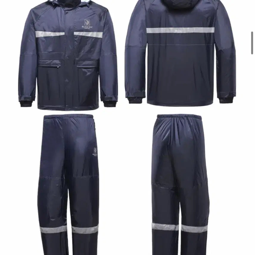[BUNJANG] Black Yak S-Set Raincoat XL Navy / XL새상품/블랙야크 S-우의세트 레인코트/  등산용 / 배달용 / 산업용