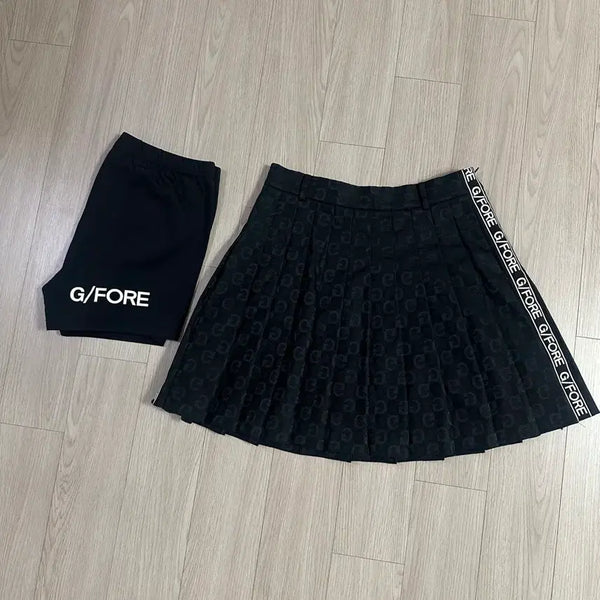 [BUNJANG] G/Fore Women's Golf Skirt Black Size 73 Authentic / 지포어 여성 골프 스커트 블랙 73 정품