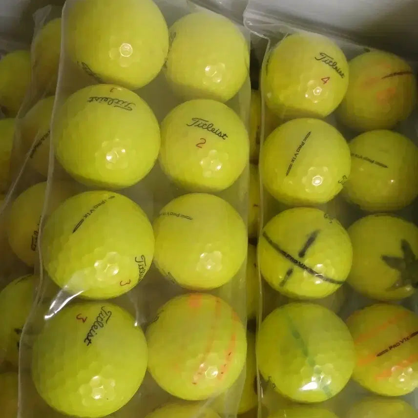 [BUNJANG] Titleist V1X Marked Pro V1X Golf Balls (50 pcs) / 타이틀리스트v1x,4ps 50알 / 마킹 로스트볼