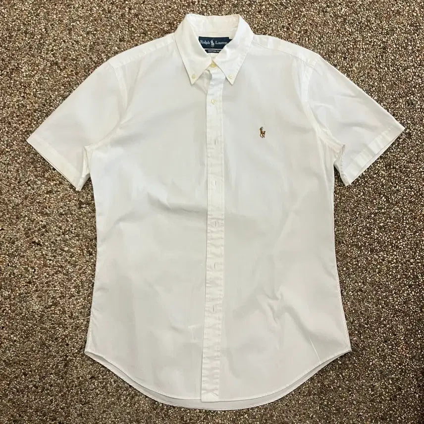 [BUNJANG] Polo Ralph Lauren White Short Sleeve Shirt / 144 폴로 화이트 반팔셔츠