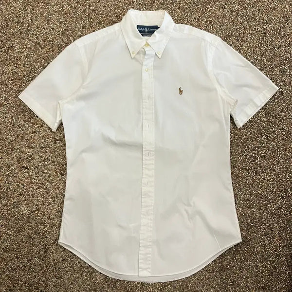 [BUNJANG] Polo Ralph Lauren White Short Sleeve Shirt / 144 폴로 화이트 반팔셔츠
