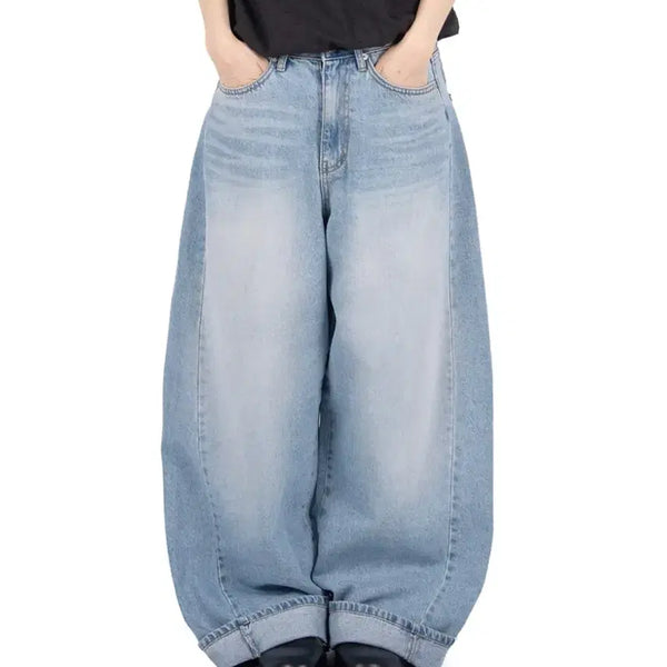 [BUNJANG] Rikkim Double Pocket Wide Jeans / 릿킴 더블 포켓 와이드진