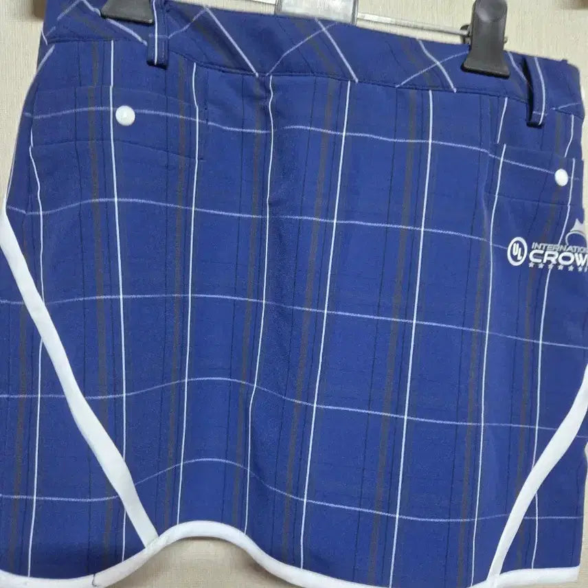 [BUNJANG] JDX Golf Skirt Navy Check / JDX 골프 스커트 네이비 체크 70