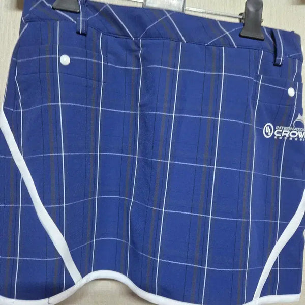 [BUNJANG] JDX Golf Skirt Navy Check / JDX 골프 스커트 네이비 체크 70