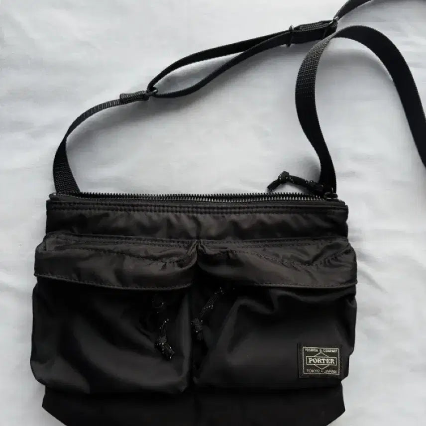 [BUNJANG] Porter Yoshida Force Shoulder Bag Black / 요시다 포터 포스 숄더백 블랙