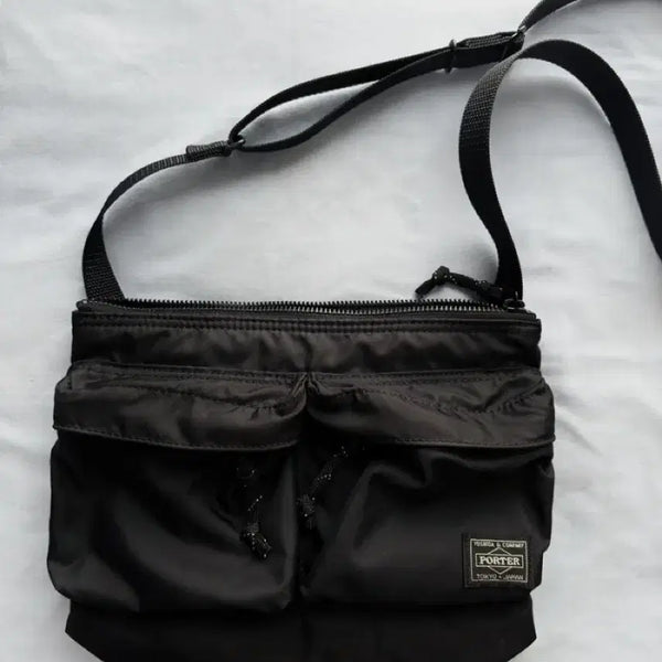 [BUNJANG] Porter Yoshida Force Shoulder Bag Black / 요시다 포터 포스 숄더백 블랙