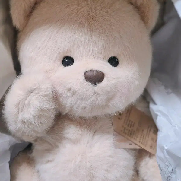[BUNJANG] Teddy Tales Lena Bear Milk Tea Long Hair M / 테디테일즈 레나베어 밀크티 장모 M