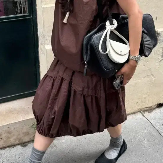 [BUNJANG] Ethos Balloon Skirt / 에토스 벌룬 스커트