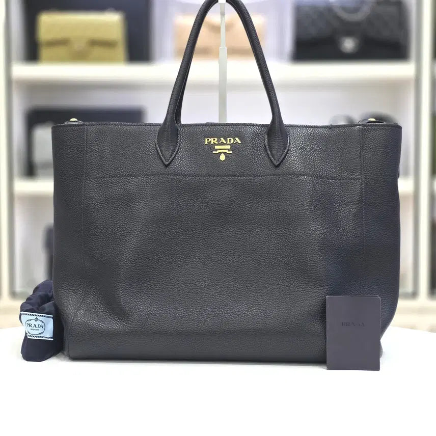 [BUNJANG] Prada Vitello Daino Tote Shoulder Bag / 프라다 비텔로 다이노 토트 숄더백
