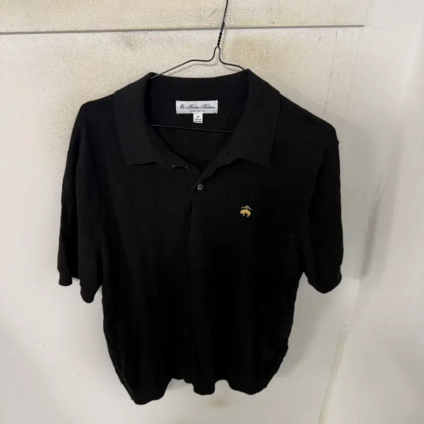 [BUNJANG] Brooks Brothers Black Short Sleeve Knit / 브룩스브라더스 블랙 반팔니트