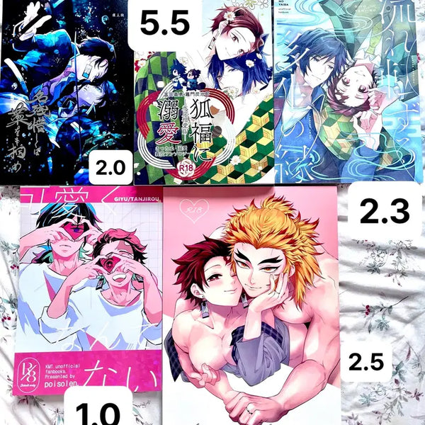 [BUNJANG] Kimetsu no Yaiba (Demon Slayer) Rengoku x Tanjiro, Giyu x Tanjiro Doujinshi / 귀칼 귀멸의 칼날 렌탄 기유탄 회지 동인지